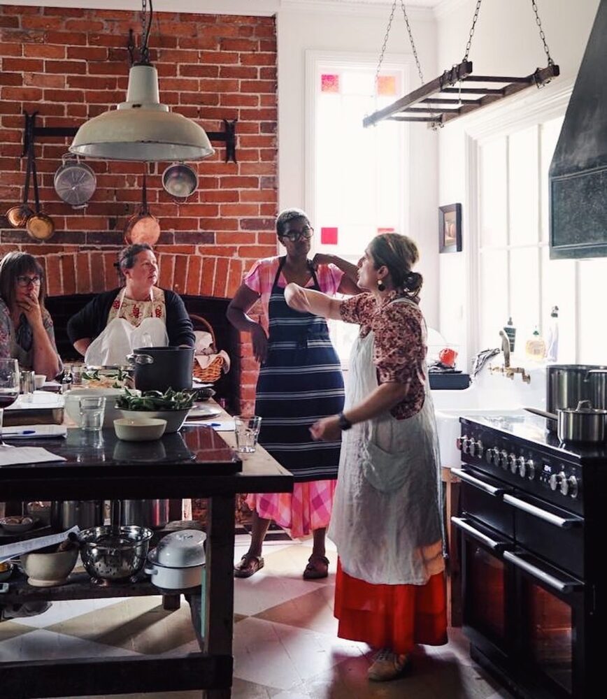 Teaching a class in a country kitchen at Coolah