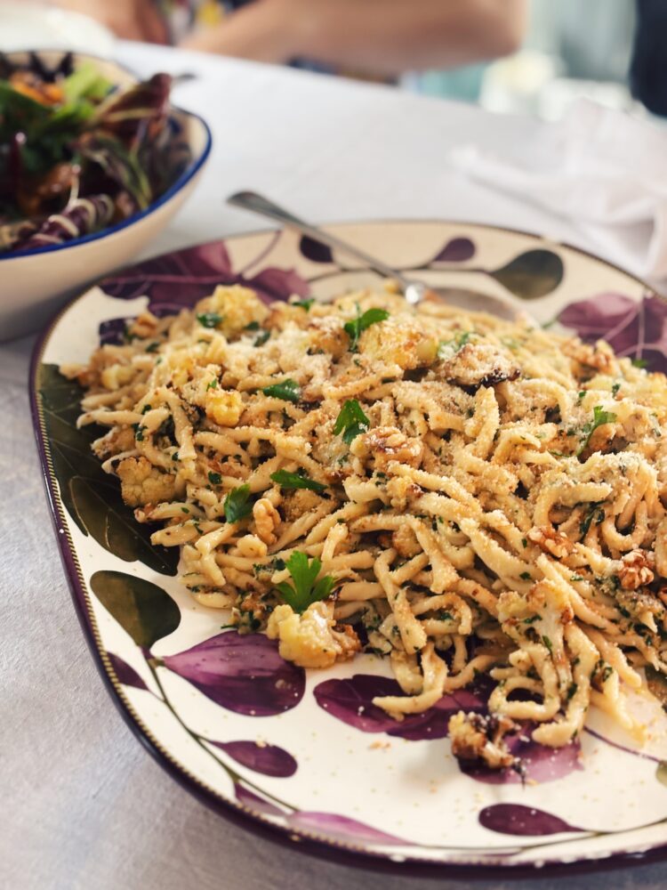 A seasonal Italian lunch